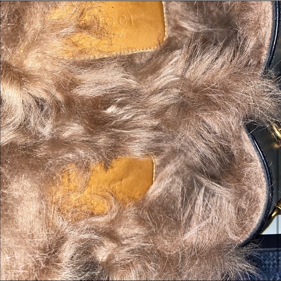 Authentic Gucci Princetown Fur Slides - Picture 4 of 7
